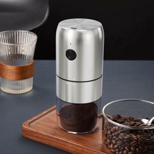 เครื่องบดเมล็ดกาแฟไฟฟ้าแบบพกพา รุ่นใหม่ สมาร์ท USB Drip Cafe ปรับระดับได้ภายนอก พร้อมเครื่องชงกาแฟไร้สายสำหรับการเดินทาง - Product Image 6
