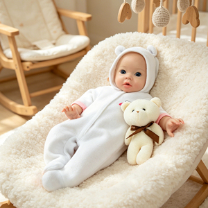 Poupée Bébé Reborn en Silicone Platine Corps Entier de 13 Pouces, Haute Simulation, Lavable, Mignonne, Jouet Réaliste, Nouveau-né Garçon - Product Image 5