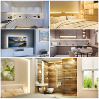 Bande lumineuse COB 24V 320 LED/m pour éclairage de miroir, décoration d'ambiance de pièce, décoration de miroir, bande LED flexible