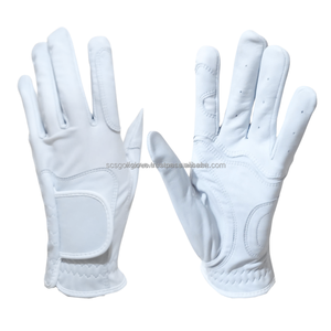Guante de golf personalizado para zurdos, hecho de cuero de gamuza Cabretta transpirable, disponible con el logotipo de la empresa para deportes de alto rendimiento. - Product Image 2