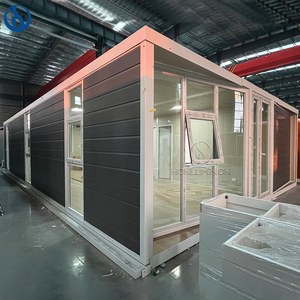 บ้านสำเร็จรูปราคาประหยัดขนาด 20 ฟุต 40 ฟุต บ้านเคลื่อนที่ บ้านพับได้ สำนักงานหรูหราทันสมัย - Product Image 3