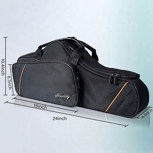 Échantillon Gratuit - Housse Souple pour Saxophone Alto Tenor BSCI avec Bretelles Amovibles, Sac à Dos pour Saxophone, Housse de Transport - Product Image 2