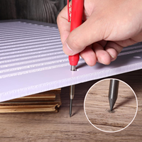 Travail du bois 2.0 + 2.8MM Marqueur Stylo Outils Kit Recharge Mène Aiguiseur Intégré Long Nez Trou Profond Mécanique Marqueur Crayon Kit