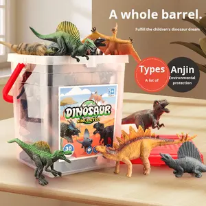 Juguete de Dinosaurio T-Rex Grande Congelado, Set Educativo de Simulación de Animales Salvajes, Modelo de Plástico, Escala 1/12 para Niños, Watson Longtan - Product Image 1
