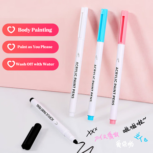 Accessoires pour adultes, peinture corporelle pour couples |   Marqueurs lavables pour jeux intimes - Stylos de gribouillage <span class=keywords><strong>érotique</strong></span>s SM - Product Image 1