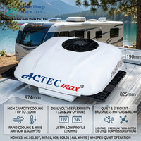Climatiseur de stationnement pour camion ACTECmax 24V 2100W, unité de refroidissement de cabine de couchage 12V sur toit, système de climatisation alimenté par batterie