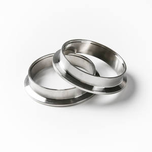 Collier <span class=keywords><strong>de</strong></span> serrage V-Band 2,5 pouces pour échappement 1 1/2 en acier inoxydable, à dégagement rapide avec poignée - Product Image 2