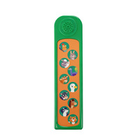 Module vocal en plastique à 10 touches en bande longue ; Accessoire sonore pour livres illustrés d'éveil ; Son personnalisable à activer par pression