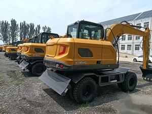 Excavatrice hydraulique sur roues XE85WG de 8,5 tonnes avec godet de 0,35 m³, haute vitesse, 48 kW, pour travaux municipaux - Product Image 5