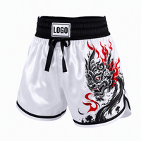 Celana Pendek Kick Boxing / Muay Thai Desain Kustom Cetak Sendiri, Celana Pendek Tarung Muaythai