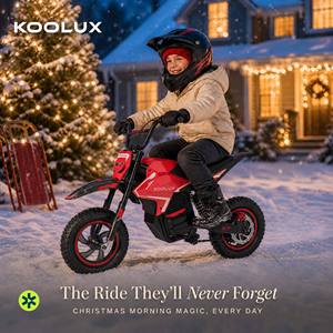 Moto électrique pour enfants KOOLUX K7 Batterie au lithium Sans balais 250W 25km/h 3 vitesses réglables Rouge/Jaune/Bleu Cadeau pour enfant - Product Image 1