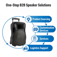 Système de sonorisation portable avec batterie, trépied, 2 microphones sans fil 2.4G, télécommande, pour extérieur, pour enceinte de fête 5.0