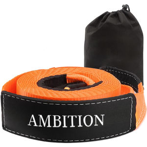 Cinghia di Traino AMBITION 4'' 20ft, Cinghie di Recupero con Capacità di 35000 lb, Cinghie ad Anello per Emergenze Fuoristrada - Product Image 1