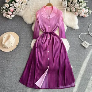 stock Woman Clothes Manufacturer Wholesale Fashion Apparel Elegant Vintage Lady Floral Evening Casual Dresses