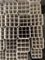 Goulotte et conduit en PVC de 200 mm pour la protection des câbles, tuyau en PVC à grille multi-trous