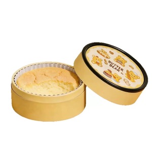 Food Grade Eco Texture Paper Cylinder, Custom Paper Tube <b>Box</b> for Cookies, Candies, Chocolates and Cake Packaging - Product Image 2