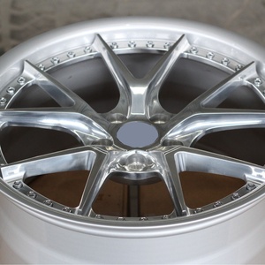 Nuevas Llantas de Aleación de Aluminio Forjado de 19 Pulgadas, de Dos Piezas, Ajuste Universal, Modelo Shanghai 11, Suministro Directo del Fabricante - Product Image 3