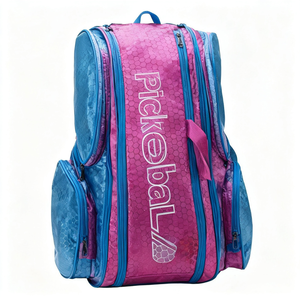 กระเป๋าใส่ไม้เทนนิสแบบสะพายข้างกันน้ำ โพลีเอสเตอร์ มีช่องใส่รองเท้า กระเป๋าเป้กีฬา สำหรับเล่นพิคเคิลบอล แพเดิล ผู้ชาย ตัวอย่างสินค้าฟรี - Product Image 2