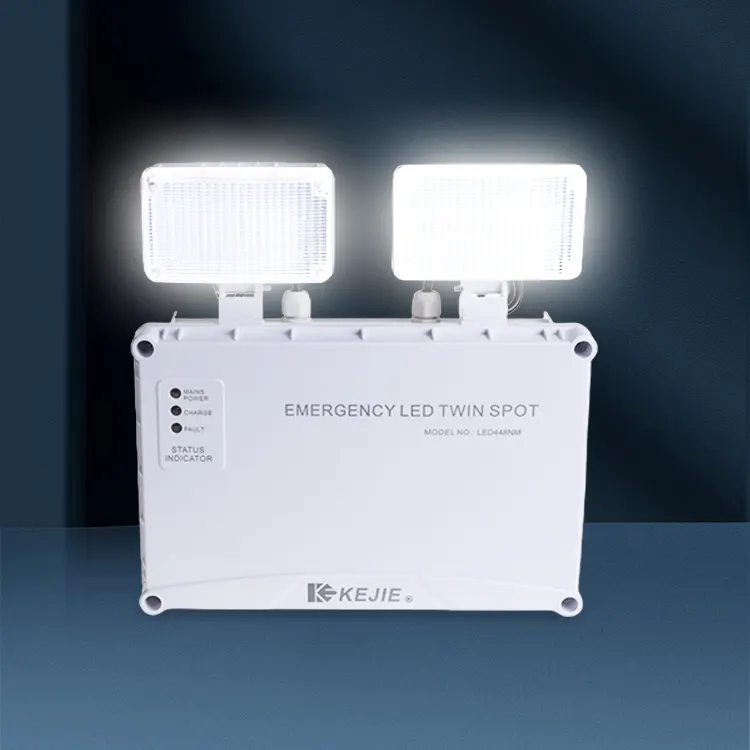 Wall Mounted Automatic Charging Double Head Emergency Lighting Led Emergency Light