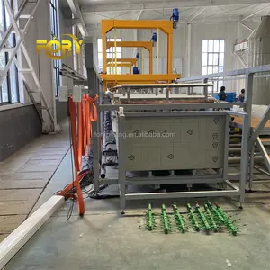 Peralatan elektroplating plastik rak Gantry pelat barel lini produksi permukaan krom plating penjualan langsung