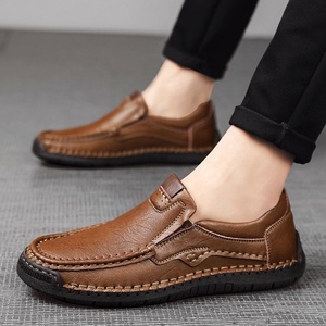 Chaussures décontractées pour hommes grande taille, très vendues, avec fermeture à lacets cousus main, respirantes, antidérapantes et légères - Product Image 4