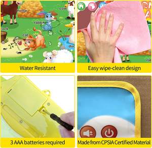 Póster Educativo Personalizado con Sonidos <span class=keywords><strong>de</strong></span> Animales del Alfabeto, Tabla <span class=keywords><strong>de</strong></span> Pared Interactiva para Niños, Material <span class=keywords><strong>de</strong></span> Aprendizaje Temprano, Arte en Cartón - Product Image 3