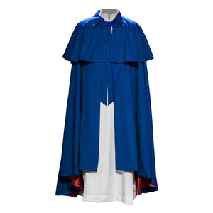 New Medieval King Guard Cloak Renaissance Cape Halloween Cosplay Costume Stage Performance Party Outfit - Product Image 3