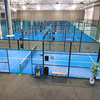 Nouveau Design Padel Court de Tennis Panoramique Complète Chine Padel Court Sport Paddle Tennis Platform Court Cancha De Padel Prix Usine