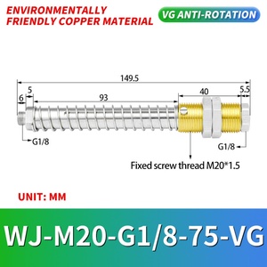 อุปกรณ์เสริมถ้วยดูดสุญญากาศแบบมือจับ FSTE พร้อมตัวกันหมุน AGVG25/50/75-G1/4 - Product Image 3
