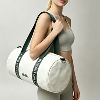 Sac de voyage week-end personnalisé en toile écologique avec fermeture éclair pour la gym, les activités de plein air et les voyages - Organisateur pour femme