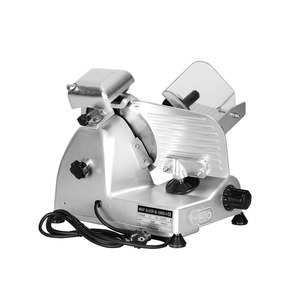 Nouvelle trancheuse à viande congelée semi-automatique commerciale 0,32 KW avec lame en acier inoxydable, épaisseur réglable, garantie 1 an - Product Image 3