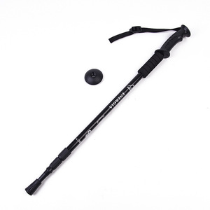 Bâtons de randonnée Aineng pour voyages en plein air, en alliage d'aluminium, 135 cm, télescopiques, pliables, avec poignée droite, bâton de marche - Product Image 3