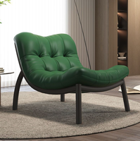 Mode paresseux canapé chaise longue pingouin à bascule salon balcon chaise longue garniture en cuir