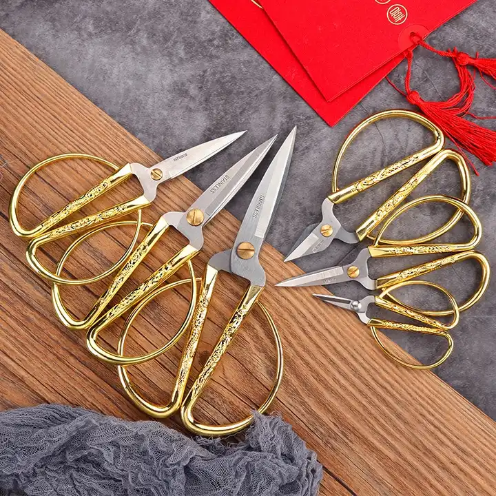 6 Left-Hand Fabric Scissors