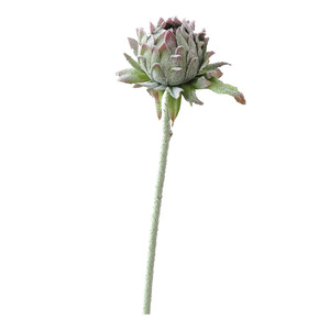 Bouquet d'artichauts artificiels Yoshinobu, fleurs en soie polyester marron-vert, style européen, décoration intérieure - Product Image 5