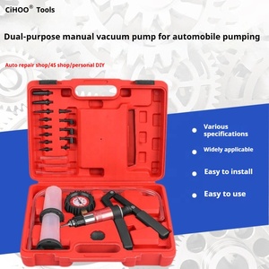 Pompe d'extraction et de remplissage de liquide de frein 2 en 1 avec manomètre pour <span class=keywords><strong>kit</strong></span> d'outils de <span class=keywords><strong>vidange</strong></span> d'huile de frein de voiture - Product Image 2