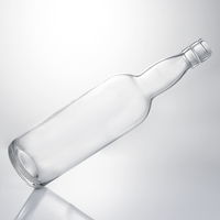 Bouteille en verre Super Flint de 750 ml avec bouchon à vis, personnalisable pour whisky, vodka, gin, rhum, tequila, spiritueux – Fournisseur d'emballages
