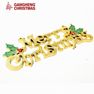 Letrero Navideño con la Frase 'Feliz Navidad', Adorno Colgante para Puerta, Decoración para Árbol de Navidad - Product Image 5