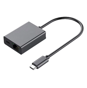อะแดปเตอร์อีเธอร์เน็ตอย่างรวดเร็ว10/100Mbps ตัวแปลงสัญญาณ RJ45แลน USB Type-C หน้าสัมผัสทองเหลืองสำหรับทีวีไฟสำหรับอุปกรณ์สตรีมมิ่ง - Product Image 1