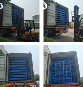 אחסון מחסן OEM ערימה ניידת צינור מתכת פלדה משאית צמיג עמוד צמיג משטח צמיג מתלה מתלה צמיגים מתקפל - Product Image 4