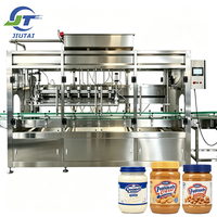 Machine de remplissage automatique à pompe à engrenages pour la production alimentaire de beurre de cacahuète crémeux torréfié, pâte de noix lisse et aliments riches en protéines