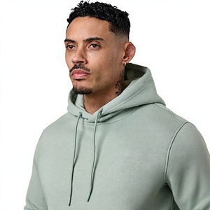 Conjunto Deportivo con Capucha para Hombre, Color Verde Claro, Manga Larga, Estilo Casual para Correr, con Bolsillos Laterales y Cintura Elástica - Product Image 3