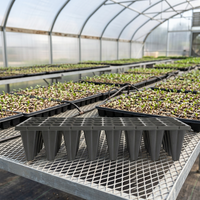 Pots hydroponiques carrés en plastique de qualité supérieure, plateau de semis pour pépinière, pot de propagation et de germination pour serre