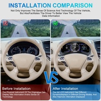Navihua Nouvelle Arrivée Tableau de Bord Numérique LCD pour Voiture Système Linux Cockpit Virtuel pour Nissan Teana/Pathfinder 2012-2020