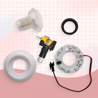Boutons poussoirs lumineux multicolores personnalisés de différentes tailles, ensemble de boutons d'arcade en métal et plastique pour machines de jeux d'arcade