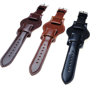 18mm 20mm 22mm Vintage in vera pelle orologio cinturino cinturino per uomo braccialetto da polso cinturino - Product Image 3