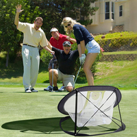 Filet de golf vert néon pour le chipping, 2 tailles, cibles de tir pour LOB, PITCH, CHIP, RUNNING, avec retour rebondissant, 43 pouces, 26 pouces, portable, OEM, vente en gros
