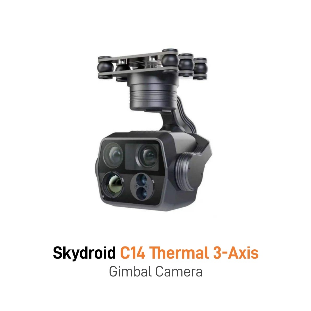 Hot Sales Skydroid C14 2K Thermal LRF 3-Axis Gimbal <strong>Camera</strong> <strong>100x</strong> Hybrid <strong>Zoom</strong> 1200m Laser Range Finder for UAV Drone