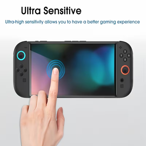 Protection d'écran en verre trempé OEM 9H HD transparente anti-traces de doigts pour Nintendo Switch Series avec applicateur - Product Image 2