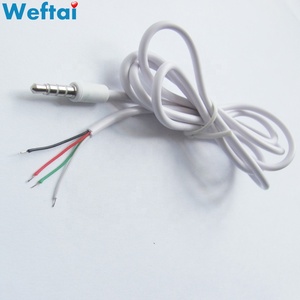 <span class=keywords><strong>Cavo</strong></span> connettore <span class=keywords><strong>jack</strong></span> <span class=keywords><strong>audio</strong></span> Aux a 4 poli da 1 m, 3,5 mm, bianco - Product Image 1